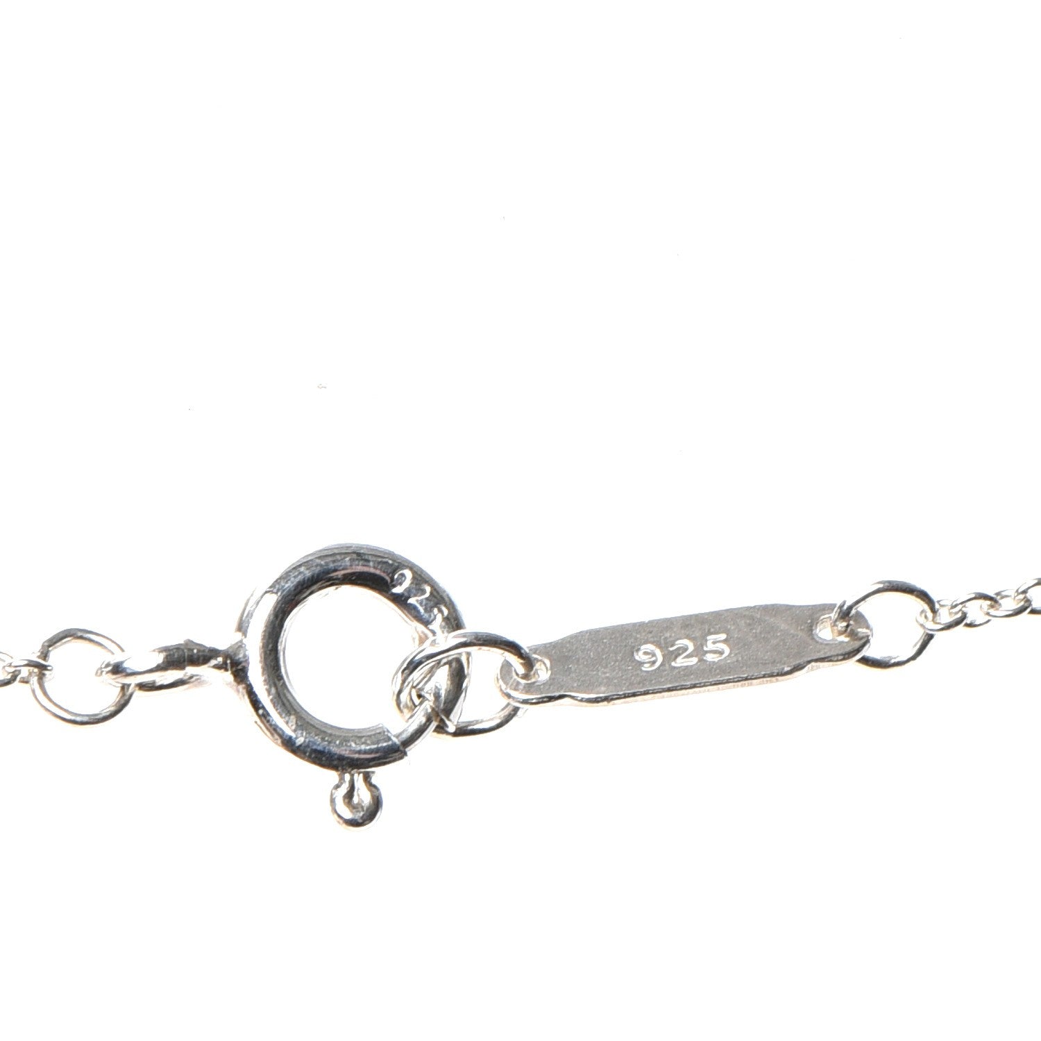 Tiffany Platinum Diamond .12ct Fleur De Lis Key Pendant Necklace 6 of 7