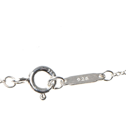 Tiffany Platinum Diamond .12ct Fleur De Lis Key Pendant Necklace 6 of 7