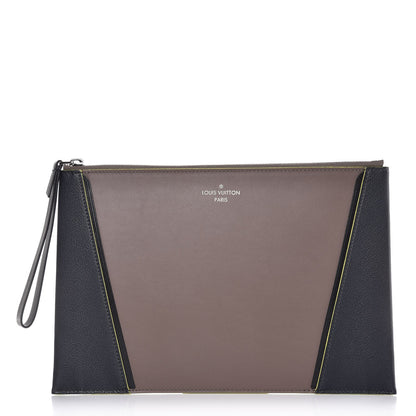 Louis Vuitton Veau Cachemire Cuir Orfevre W Pochette Gris Cobalt 1 of 7