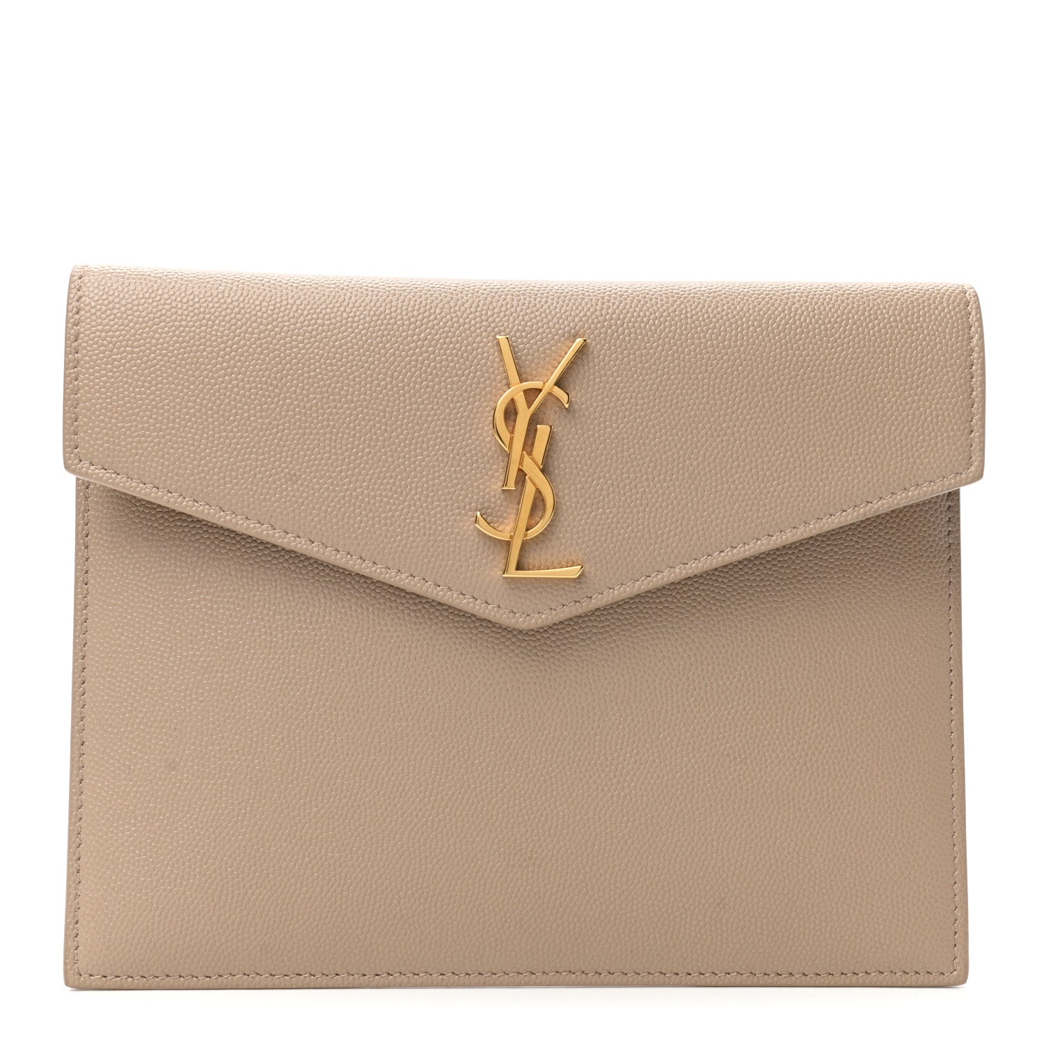 Saint Laurent Grain De Poudre Uptown Baby Pouch Beige 1 of 6
