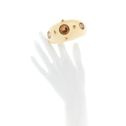 Louis Vuitton Resin Crystal Over The Rainbow Cuff M White 2 of 4
