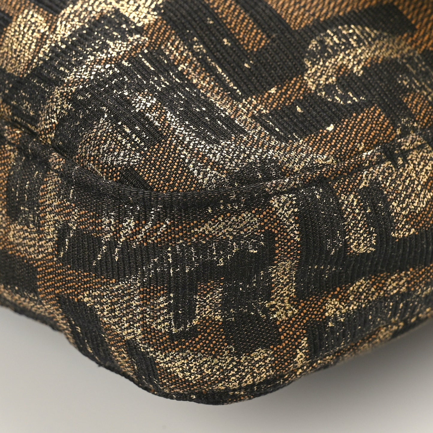 Zucca Lizard Floral Print Baguette Tobacco