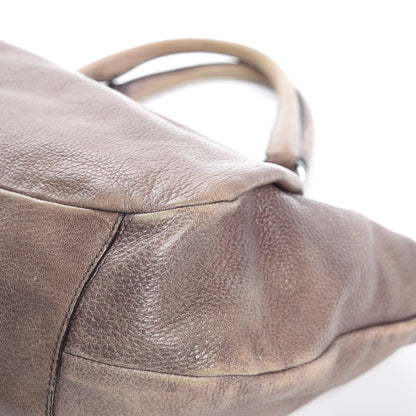 Prada Cervo Gathered Shoulder Bag Brown 11 of 15