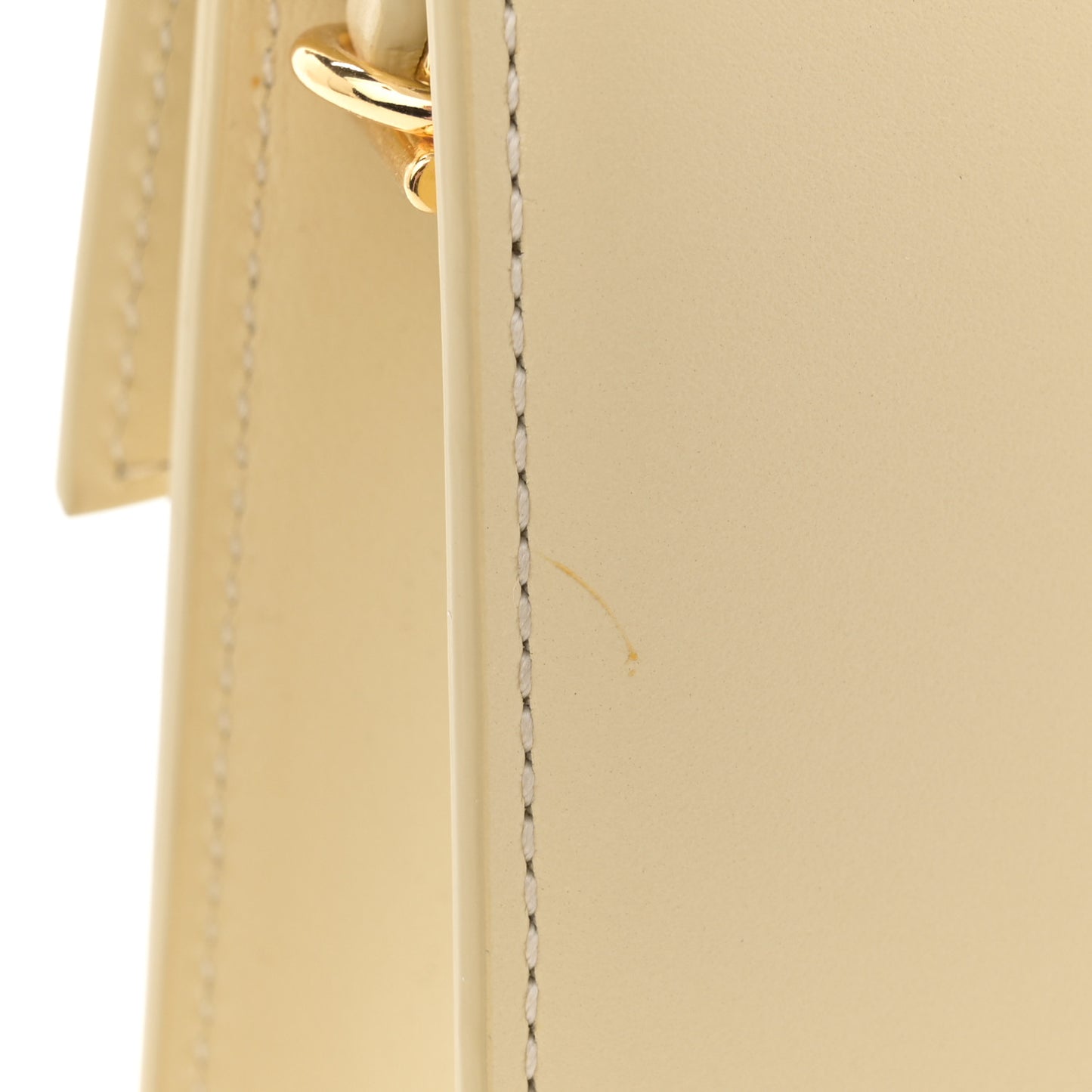Smooth Calfskin Le Bambino Long White