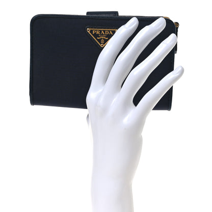 Prada Nylon Saffiano Metal Wallet Royal 2 of 10