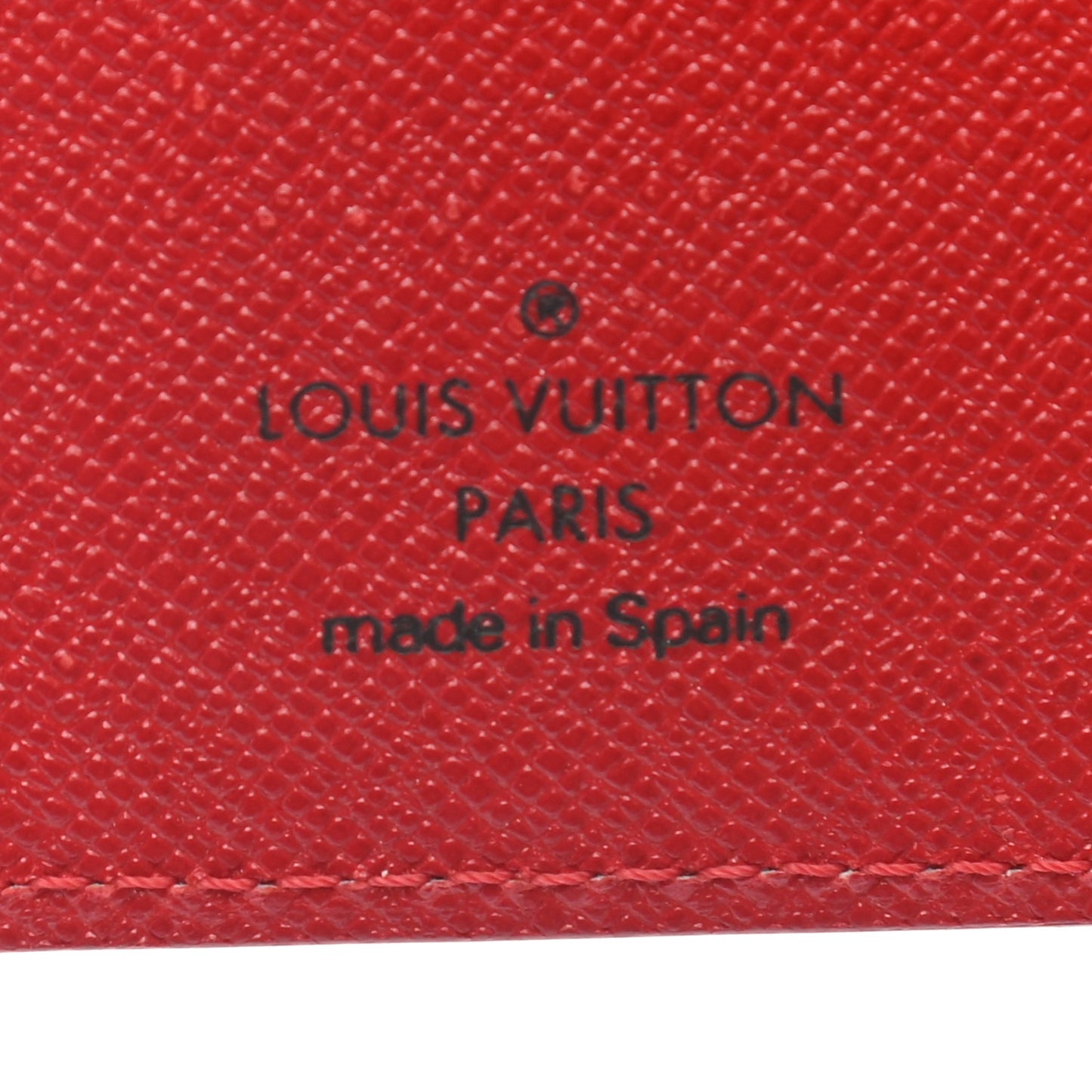 Epi Small Ring Agenda Cover Castillan Red