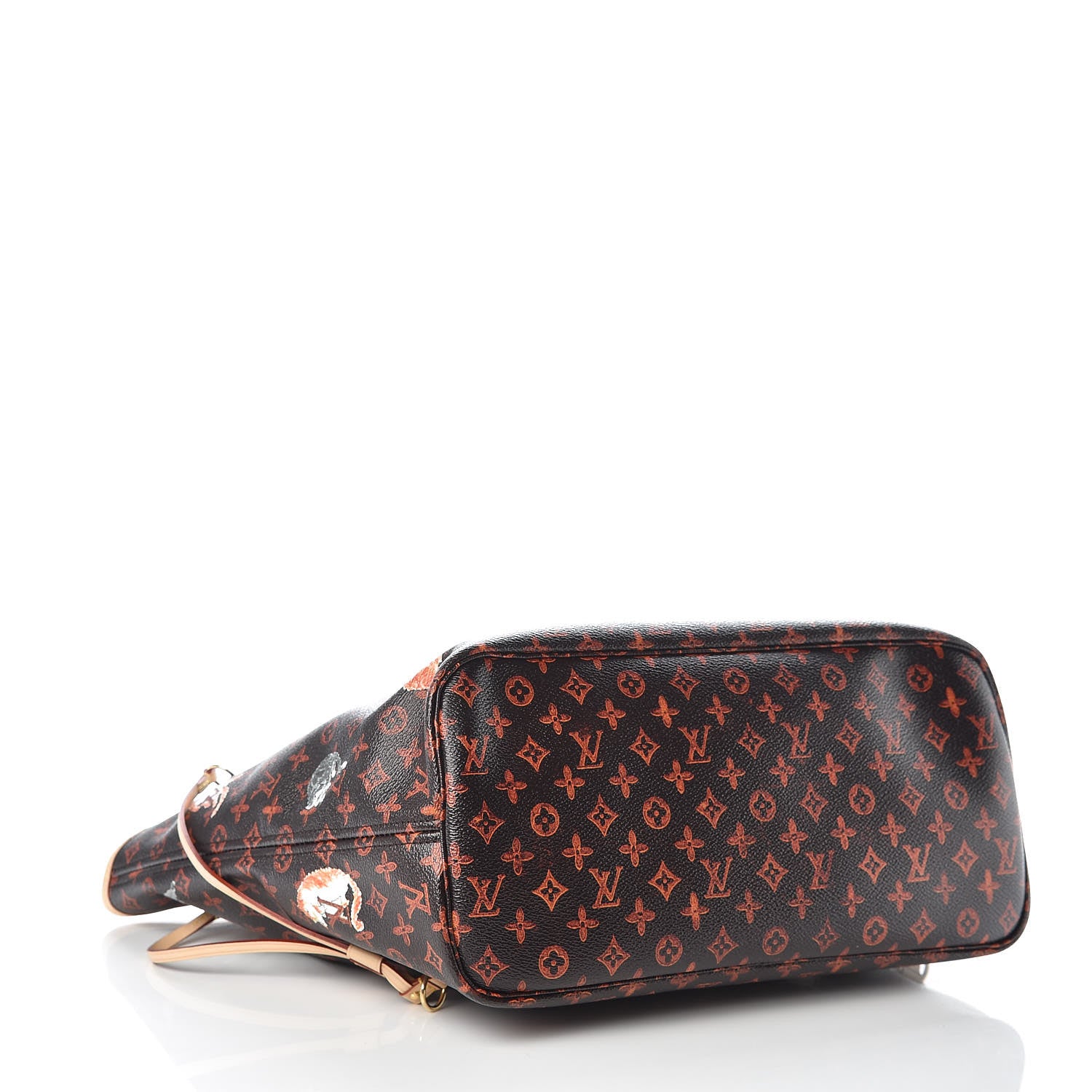 Louis Vuitton Catogram Neverfull MM Marron 4 of 10
