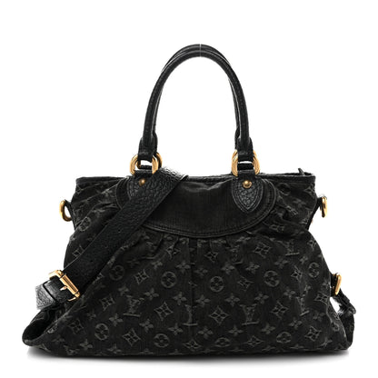 Louis Vuitton Denim Neo Cabby MM Black 1 of 14