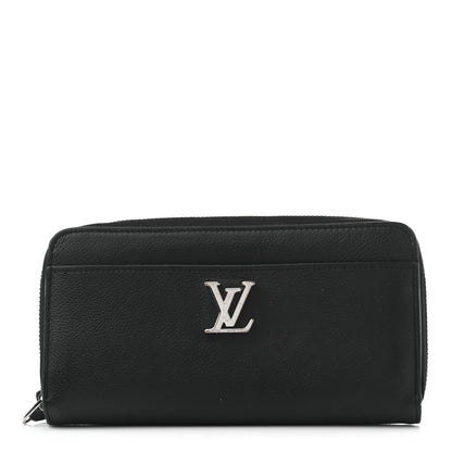 Louis Vuitton Calfskin Zippy Lockme Wallet Black 1 of 9