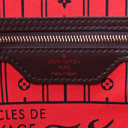 Louis Vuitton Damier Ebene Neverfull MM 8 of 10