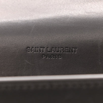 Saint Laurent Smooth Calfskin North South Kaia Satchel Black 7 of 11