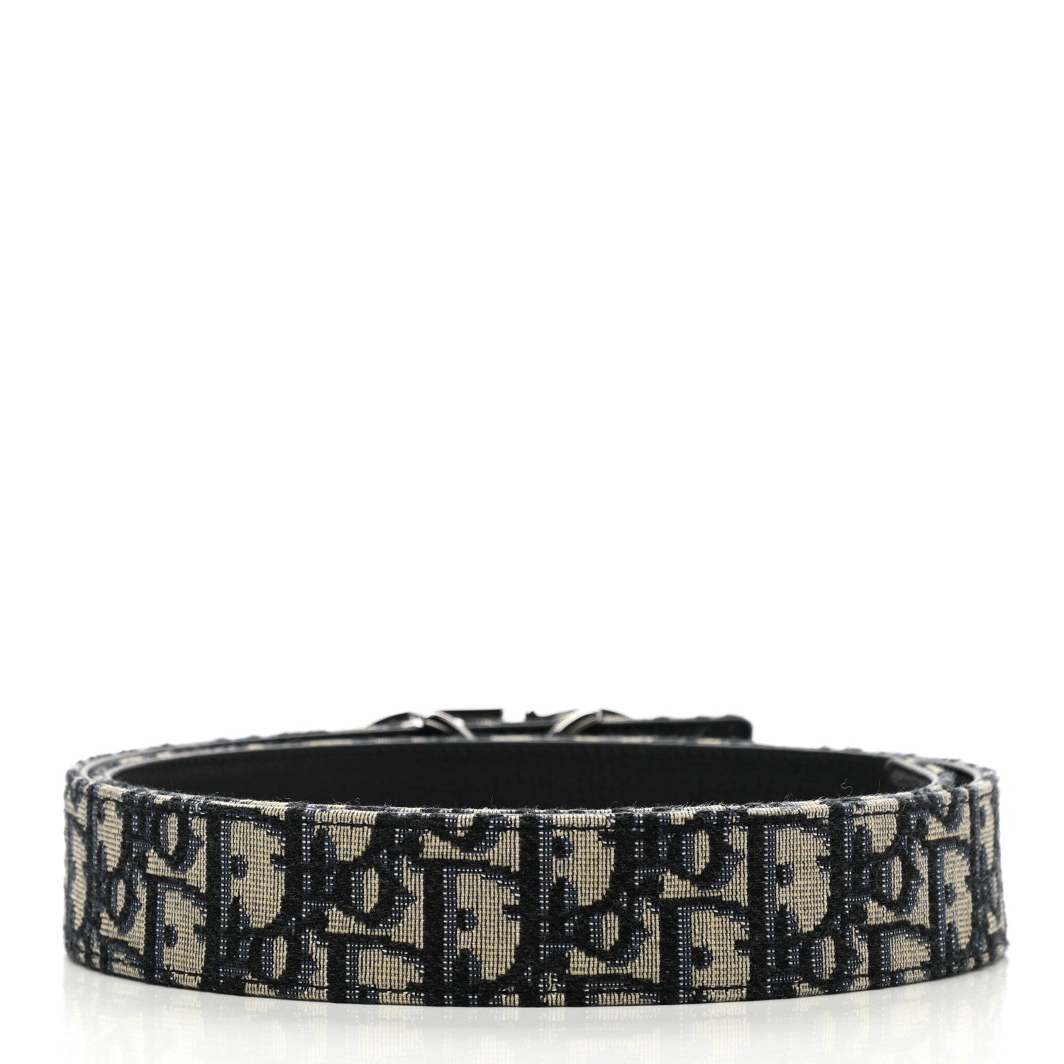 Christian Dior Oblique 35mm Belt 95 Blue Multi 2 of 5