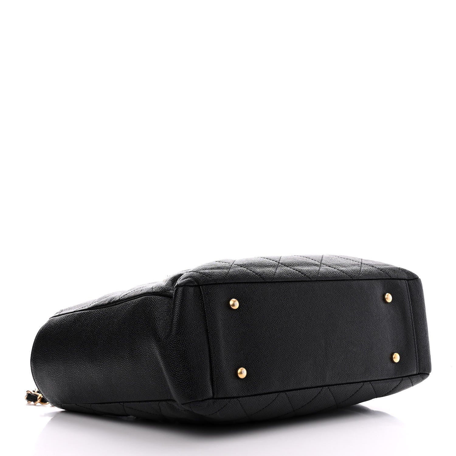 Chanel Caviar Quilted Small Shopping Tote Black 4 of 11