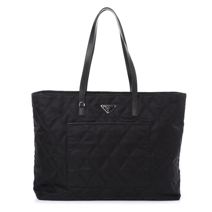 Prada Tessuto Nylon Quilted Shopping Tote Black 1 of 11