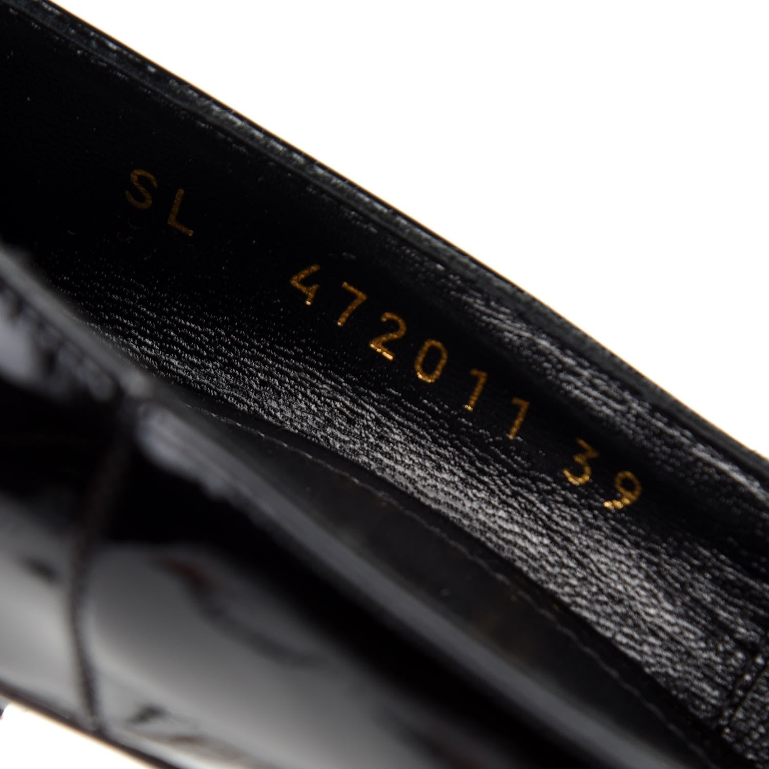 Saint Laurent Patent Opyum 110 Pumps 39 Black Silver 10 of 11