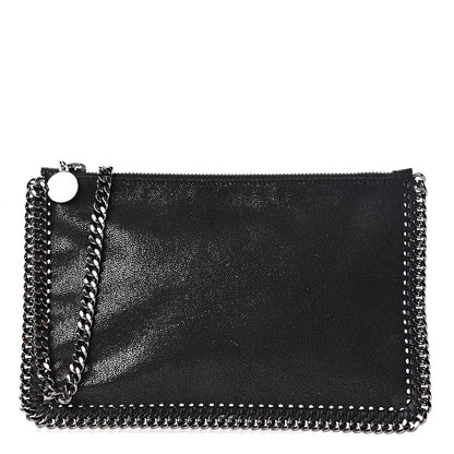 Stella McCartney Shaggy Deer Falabella Clutch Black 1 of 6