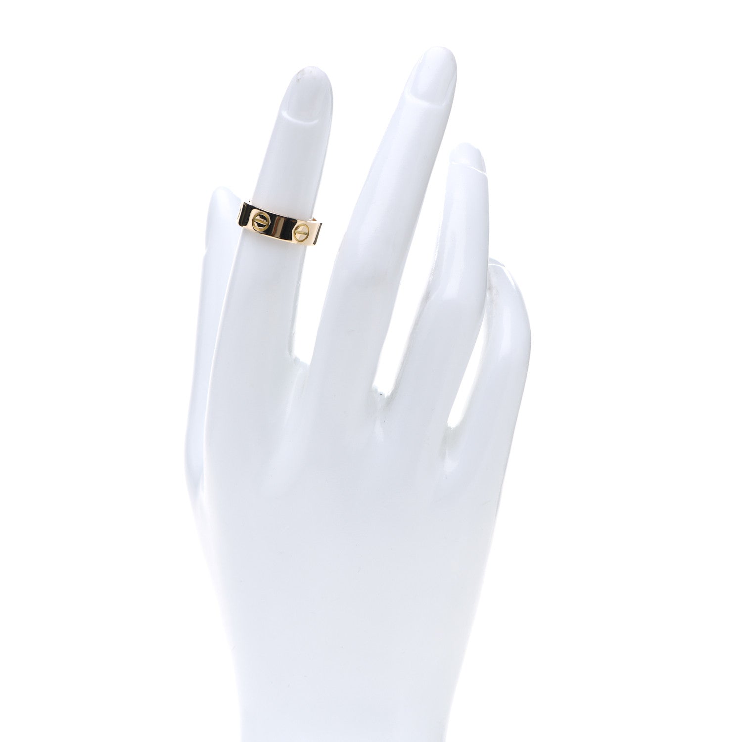 Cartier 18K Yellow Gold 5.5mm LOVE Ring 48 4.5 2 of 5