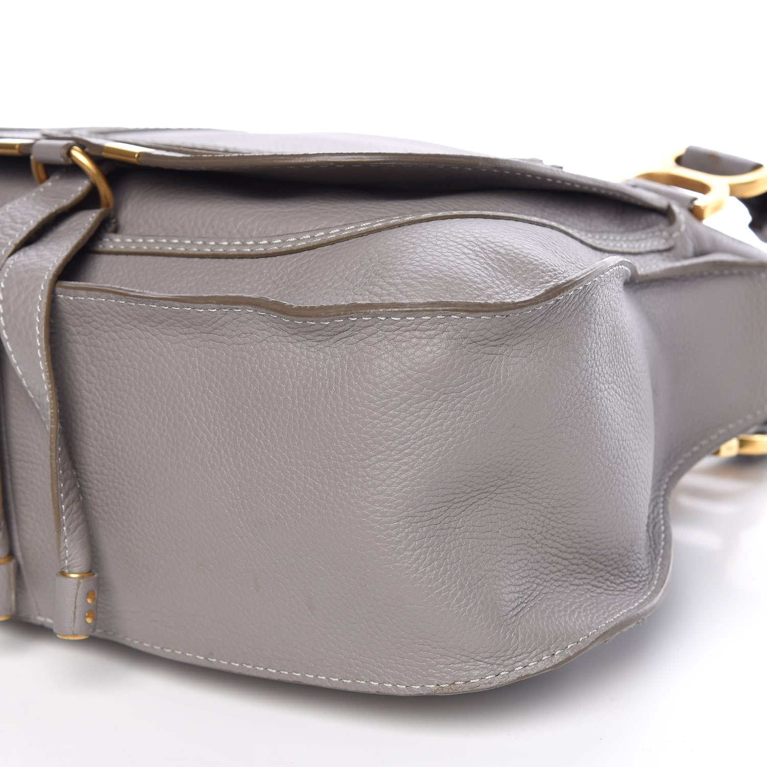 Chloe Calfskin Medium Marcie Satchel Cashmere Grey 12 of 13