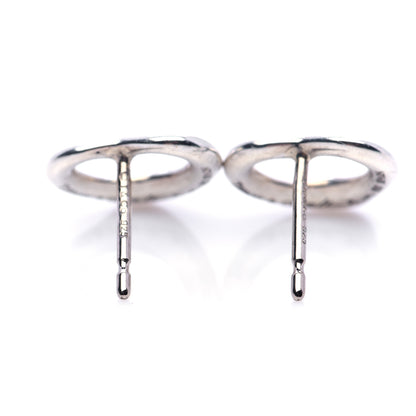 Tiffany Sterling Silver 11mm Elsa Peretti Open Heart Earrings 4 of 6