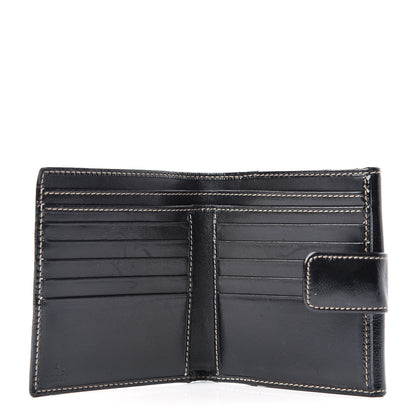 Gucci Patent Calfskin Compact Britt Wallet Black 5 of 7