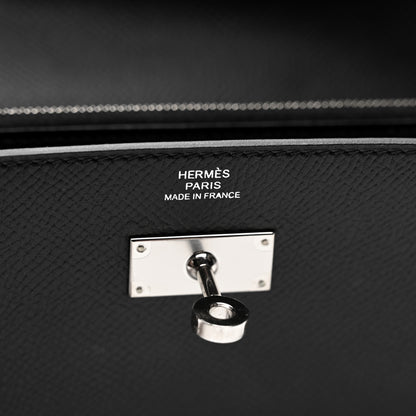 Hermes Epsom Kelly Longue Wallet Black 6 of 8