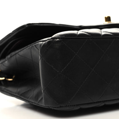 Chanel Lambskin Quilted Small Double Flap Black 9 of 11
