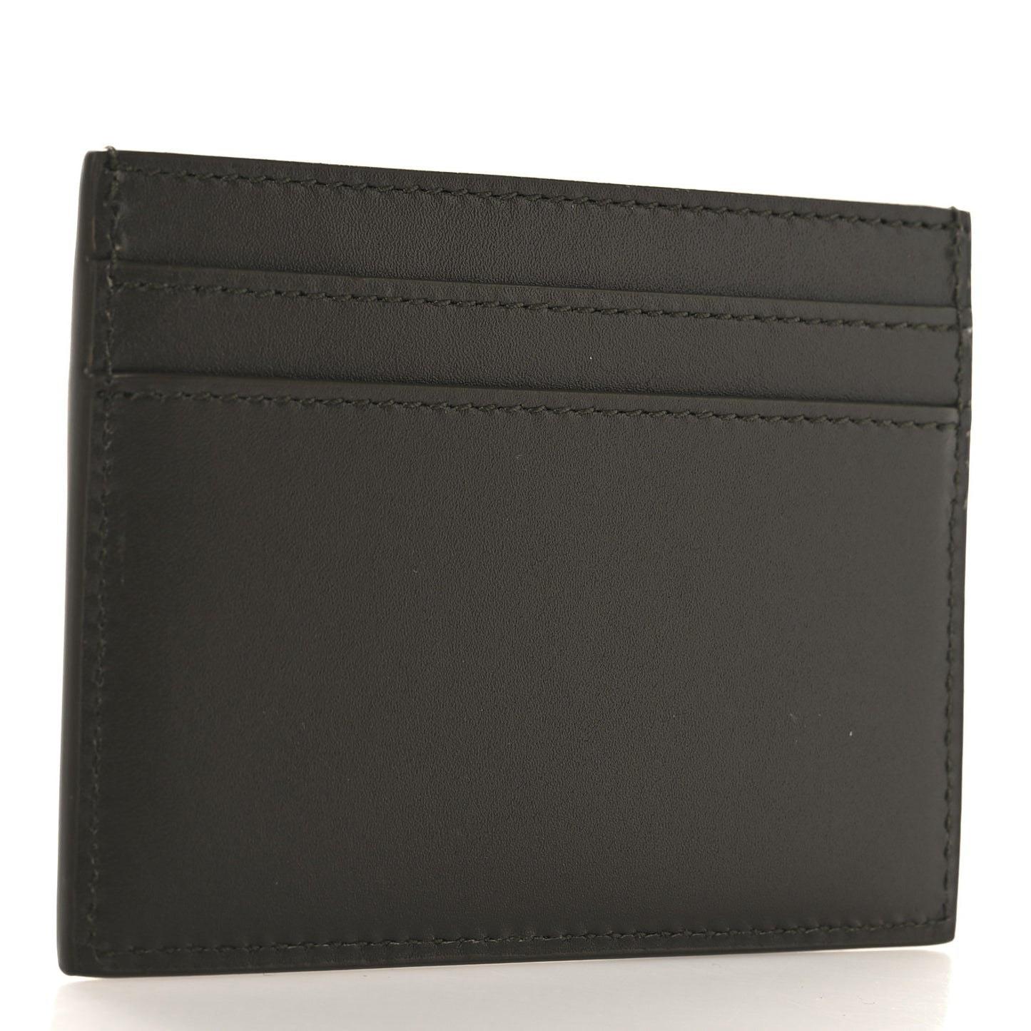 Calfskin Card Case Haunting Green