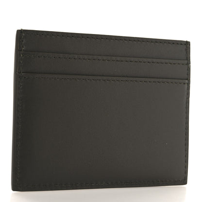 Saint Laurent Calfskin Card Case Haunting Green 3 of 7