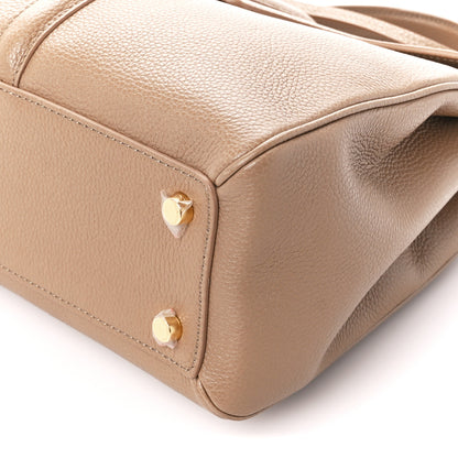 Celine Grained Calfskin Small 16 Top Handle Bag Beige 14 of 15