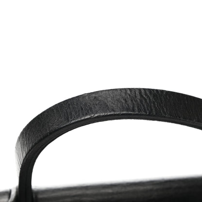 Hermes Toile Vache Calfskin Herbag 30 PM Black 14 of 15