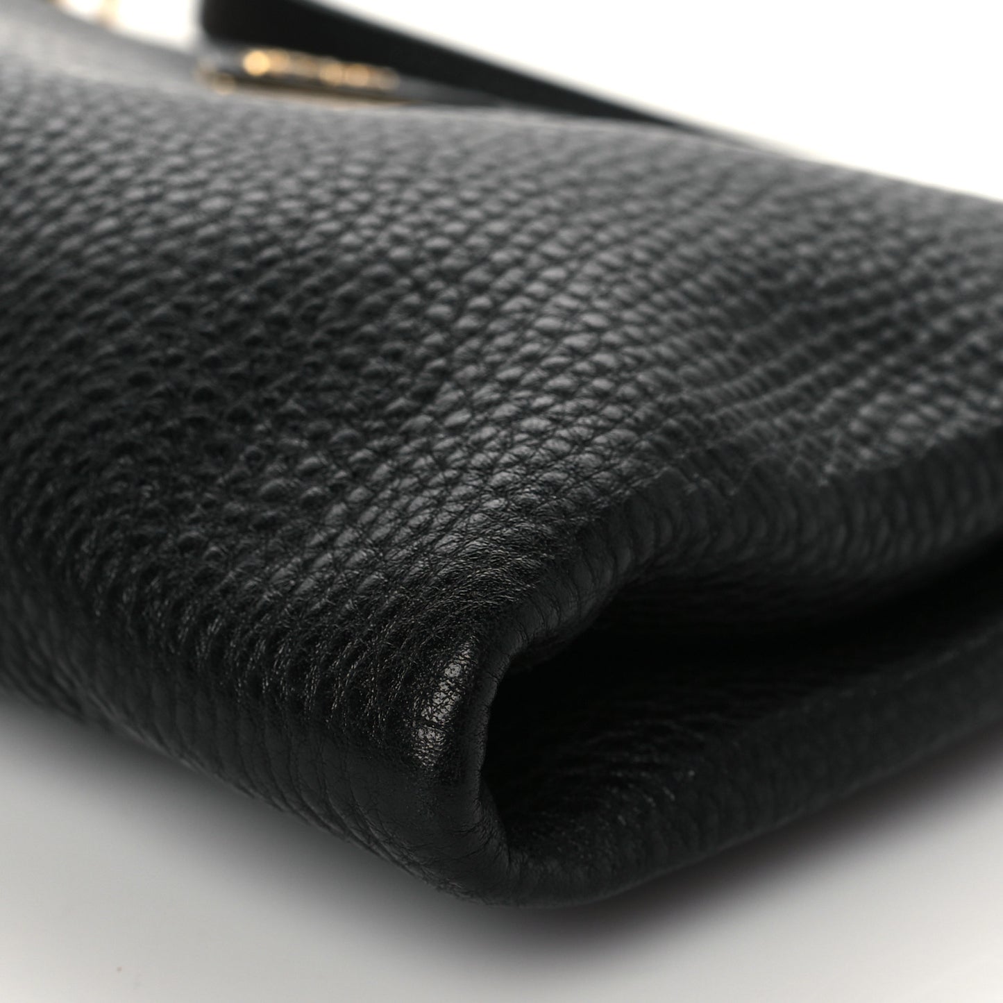 Vitello Daino Crossbody Bag Black