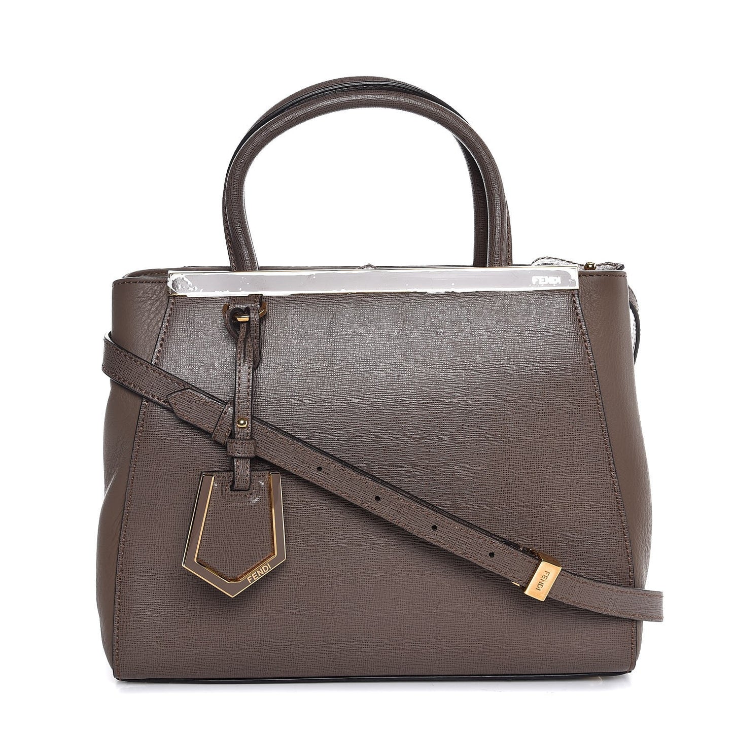 Vitello Elite Flamingo Petite 2Jours Tote Seppia