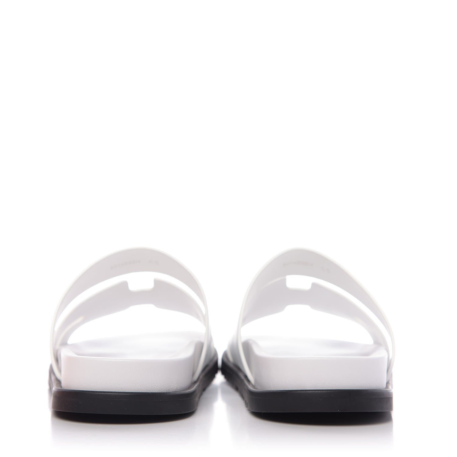 Hermes Calfskin Womens Ankara Sandals 40 White 8 of 10