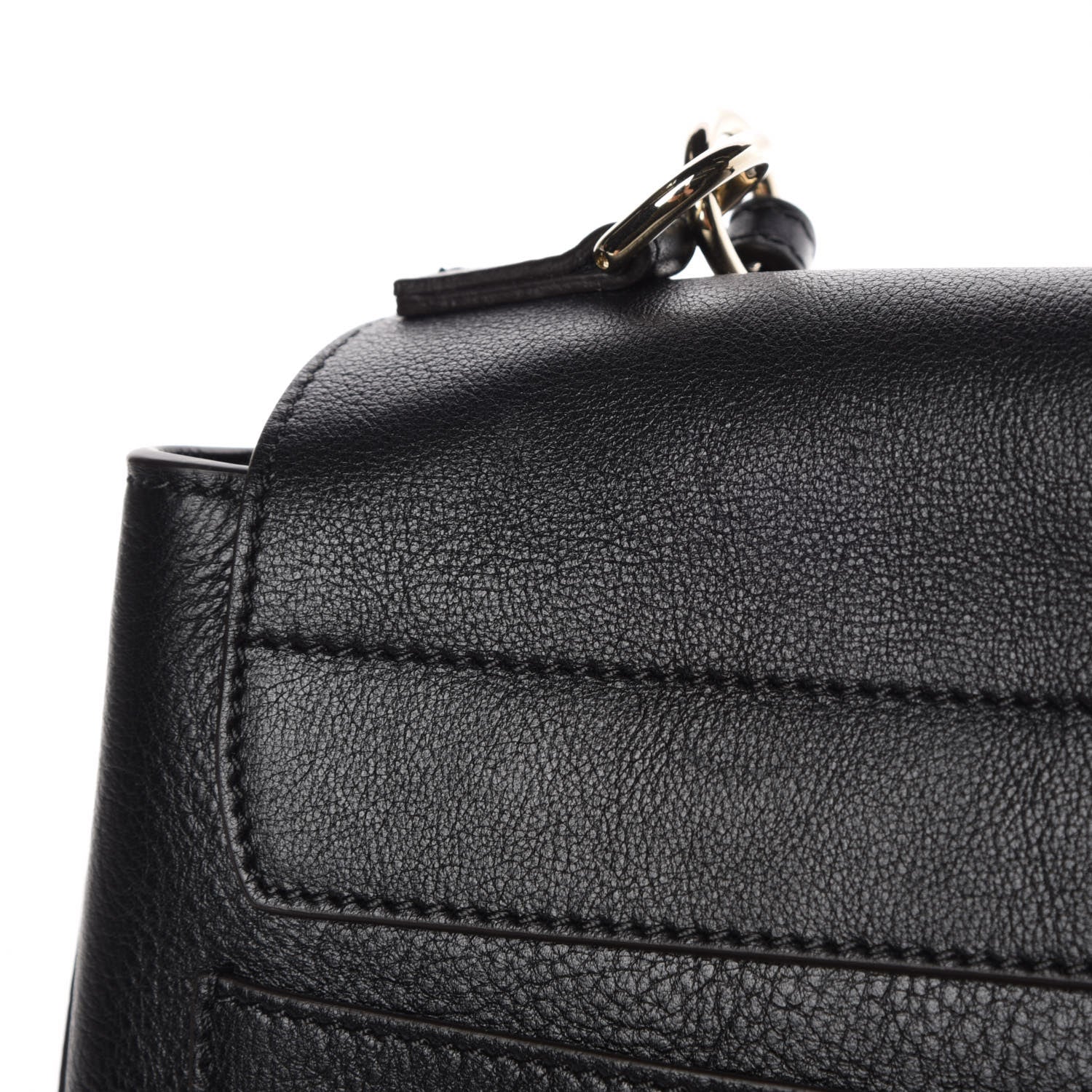 Chloe Calfskin Medium Faye Day Shoulder Bag Black 11 of 11