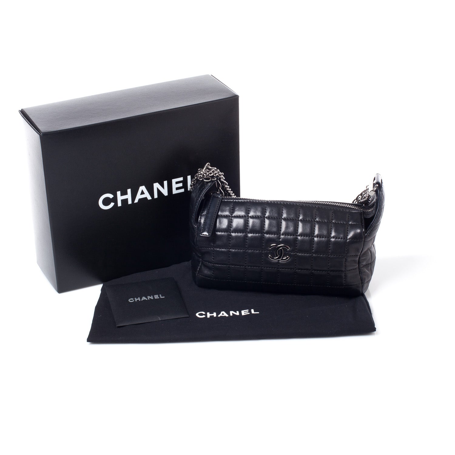 Chanel Lambskin Square Quilted Shoulder Bag 10 of 10