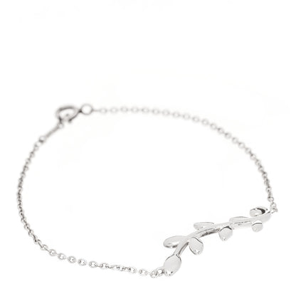Tiffany Sterling Silver Paloma Picasso Olive Leaf Vine Bracelet 1 of 6