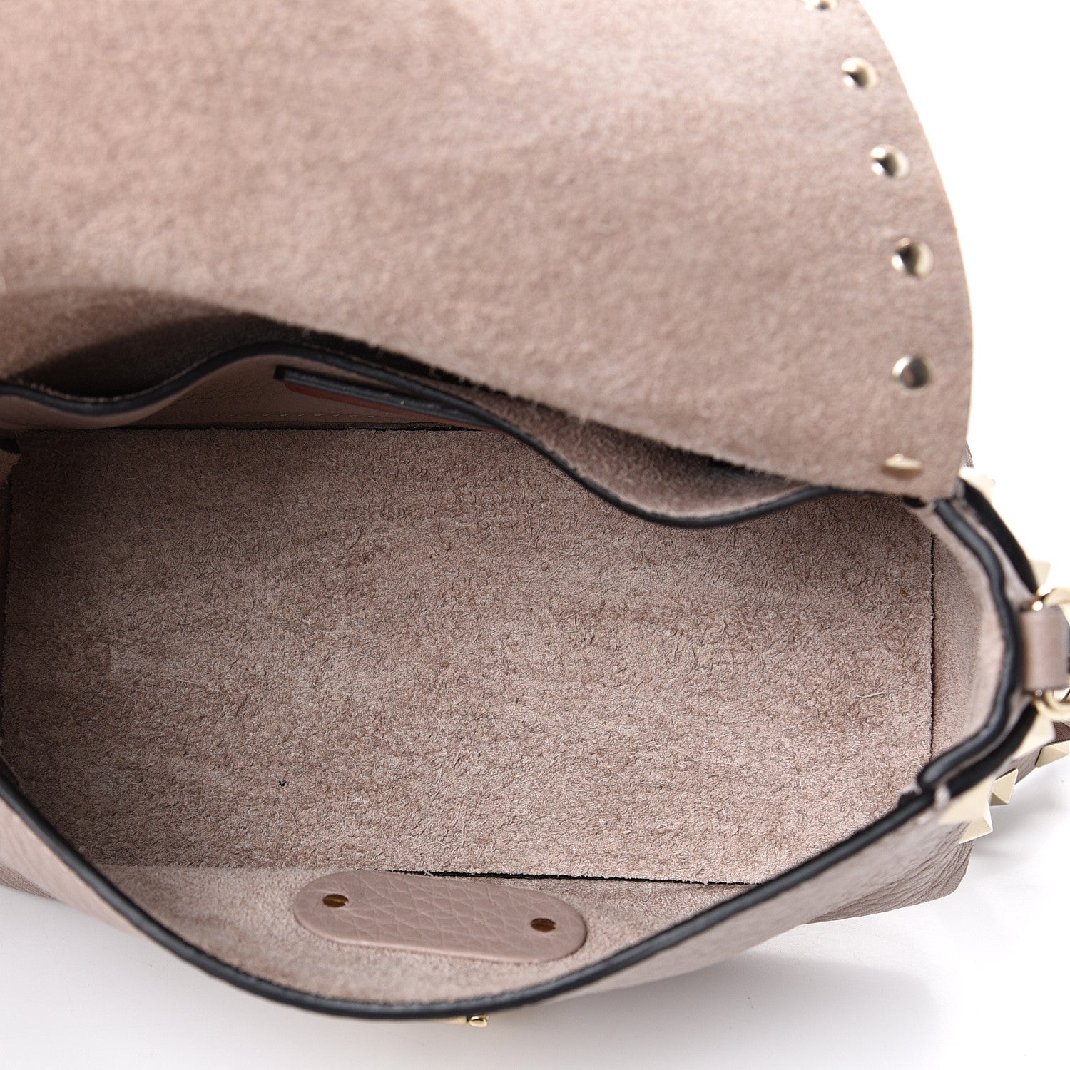 Valentino Garavani Pebbled Calfskin Mini Rockstud Crossbody Bag Poudre 4 of 8