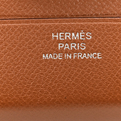 Hermes Grained Madame Calfskin Lipstick Case with Mirror Gold 7 of 11