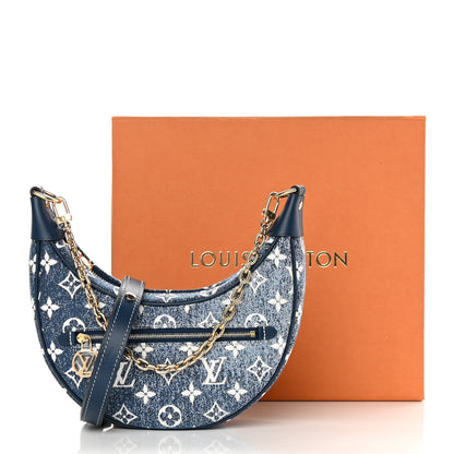 Louis Vuitton Monogram Jacquard Denim Loop Bleu 10 of 10