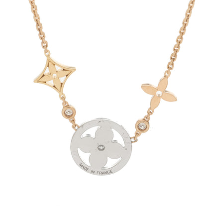 Louis Vuitton 18K Yellow White Rose Gold Diamond Idylle Blossom XL Pendant Necklace 4 of 8