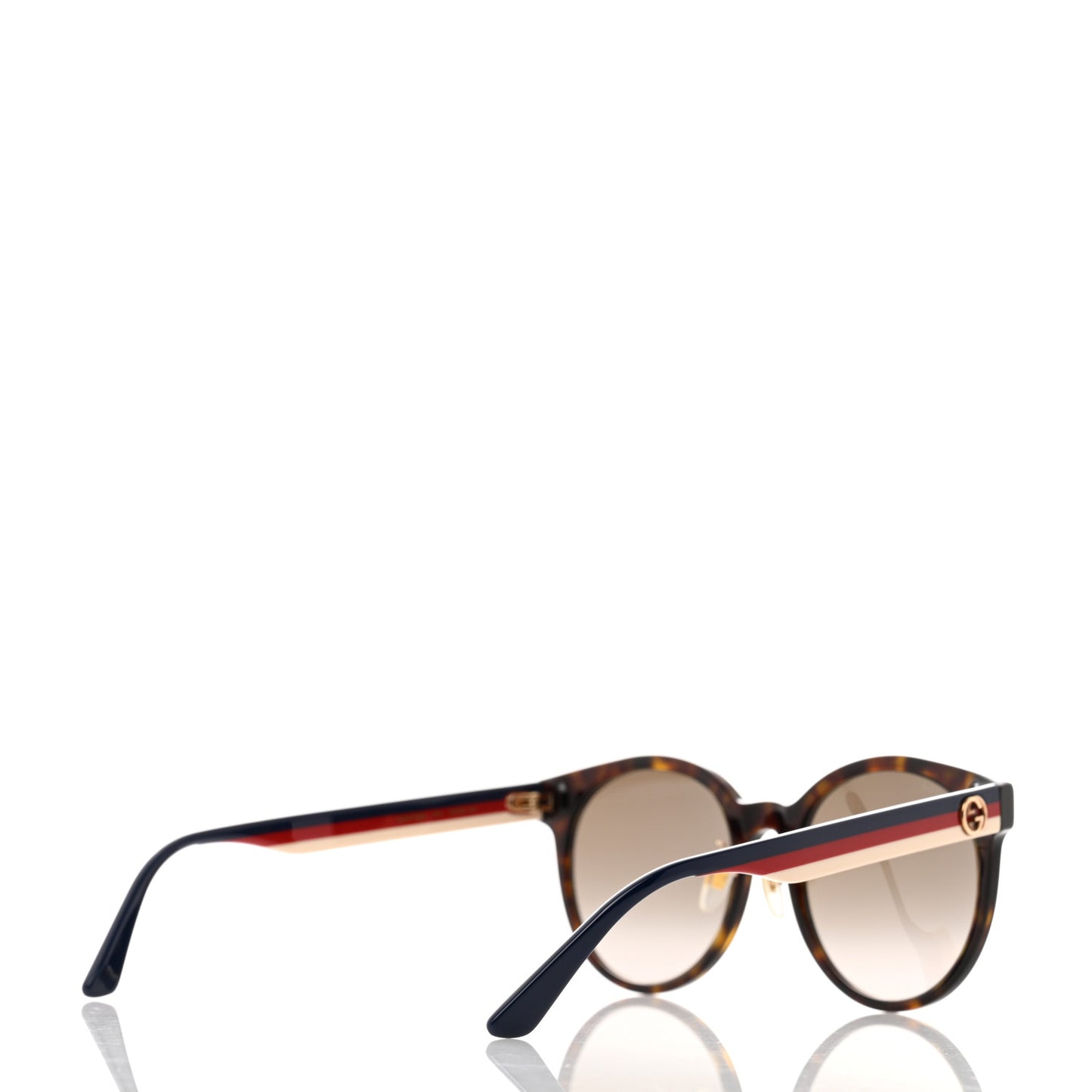 Acetate Round Eye GG Web Sunglasses GG0854SK Tortoise