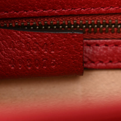 Gucci GG Supreme Monogram Small Queen Margaret Top Handle Bag Red 8 of 11