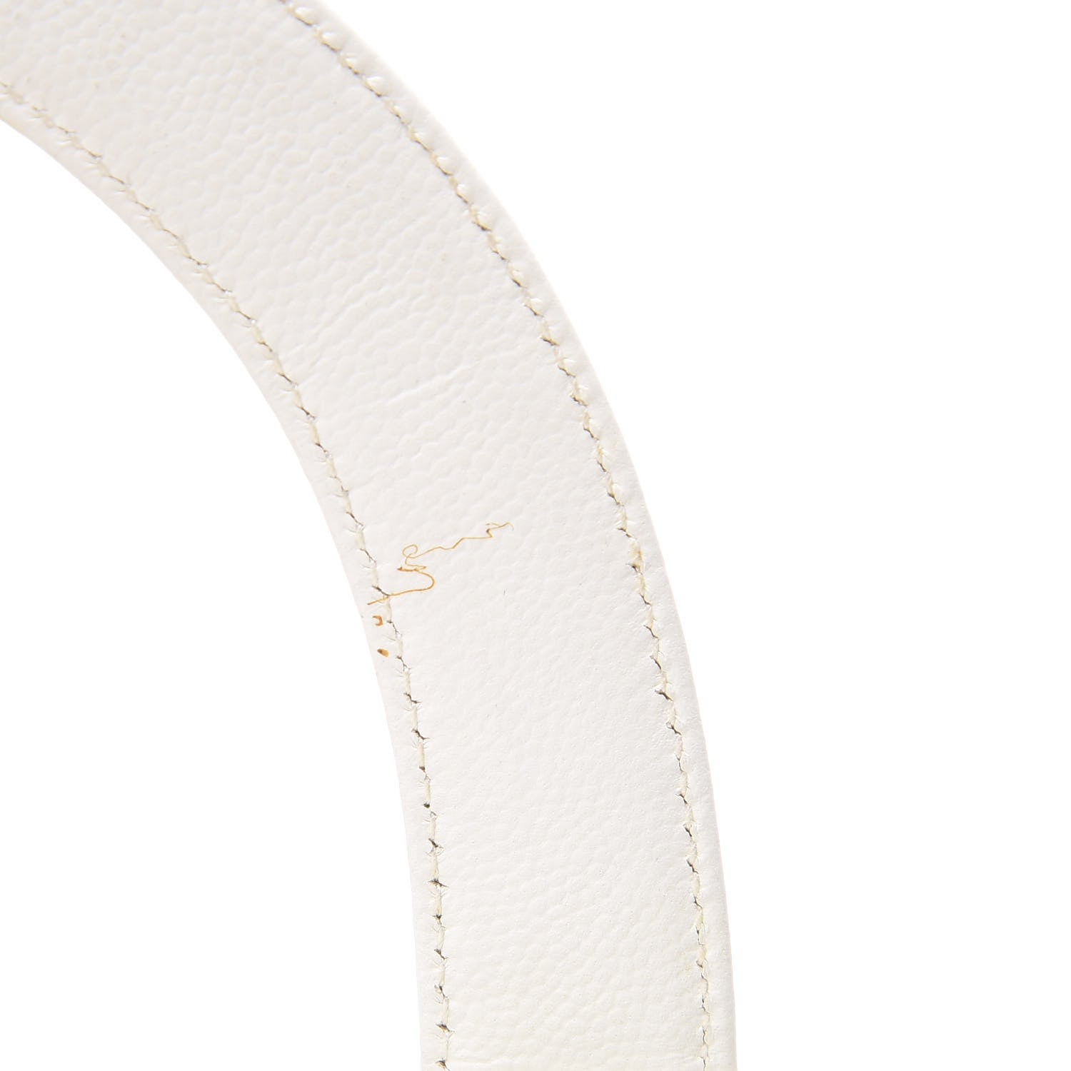 Chanel Caviar Top Handle Bag White 10 of 11