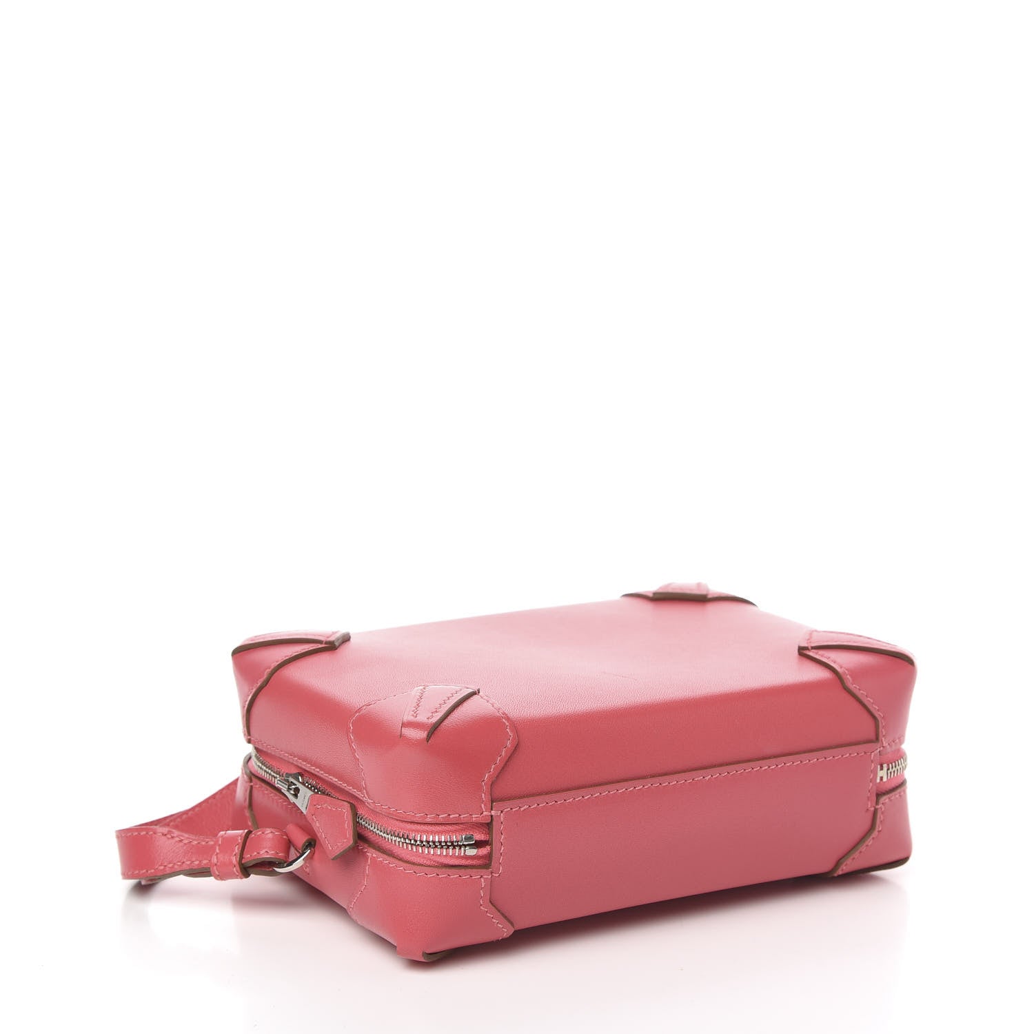 Hermes Tadelakt Mini Pochette Maxibox Rose Lipstick 4 of 10
