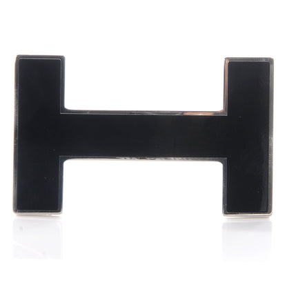 Hermes Quizz Enamel H Belt Buckle Black 1 of 5