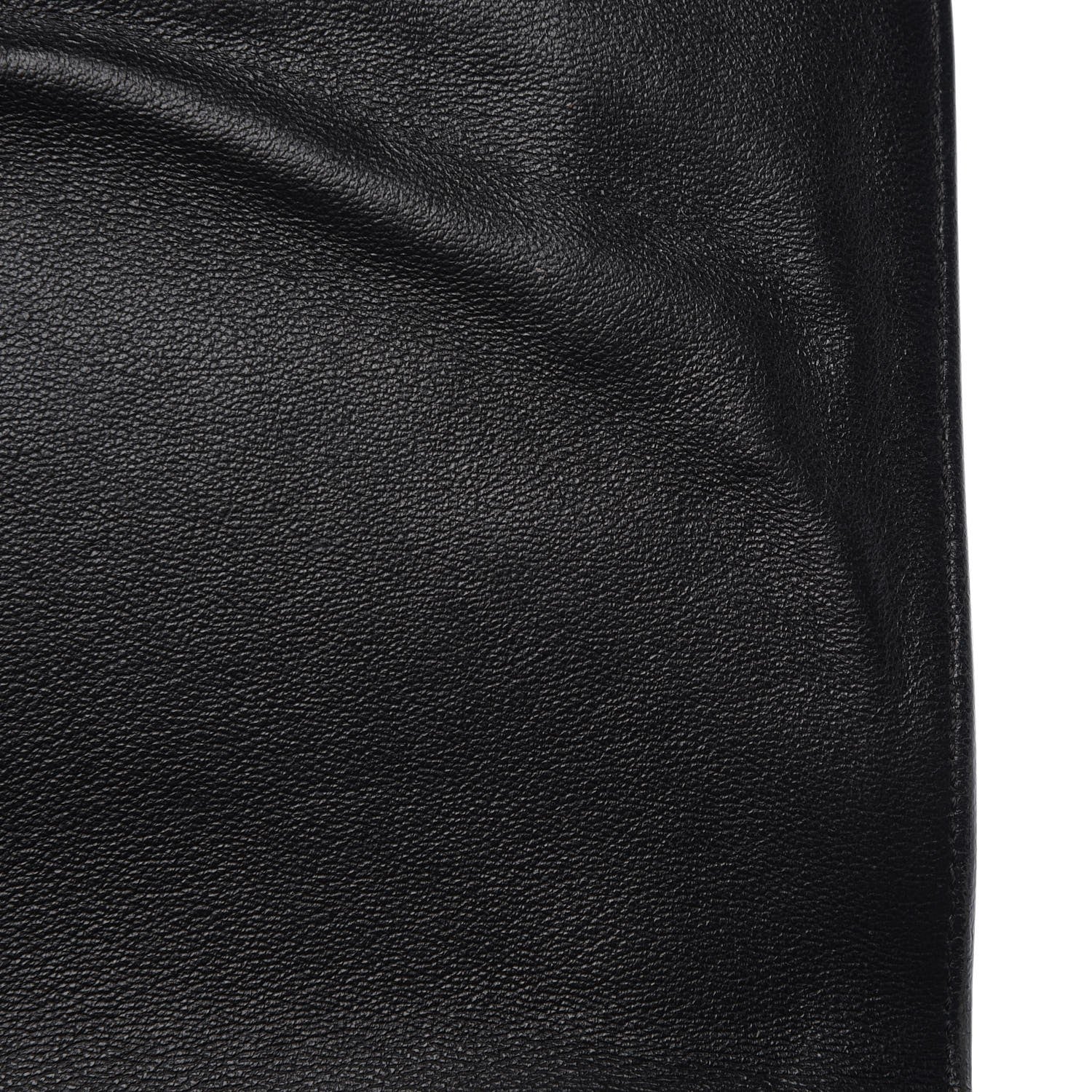 Celine Drummed Calfskin Suede Small Trapeze Black 9 of 31