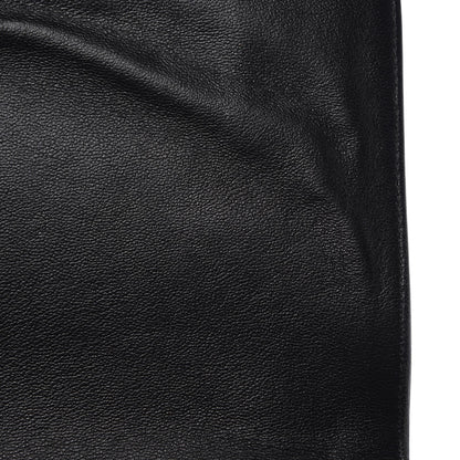 Celine Drummed Calfskin Suede Small Trapeze Black 9 of 31