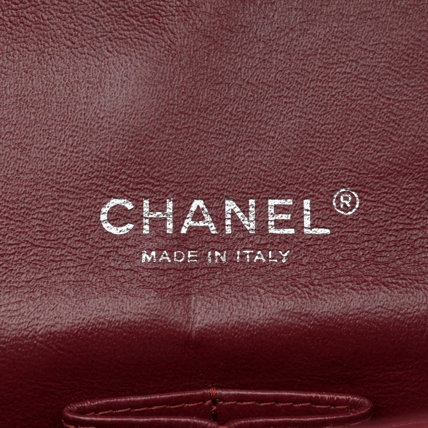 Patent Quilted Maxi Double Flap Red
