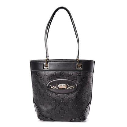 Gucci Guccissima Small Punch Tote Black 1 of 12
