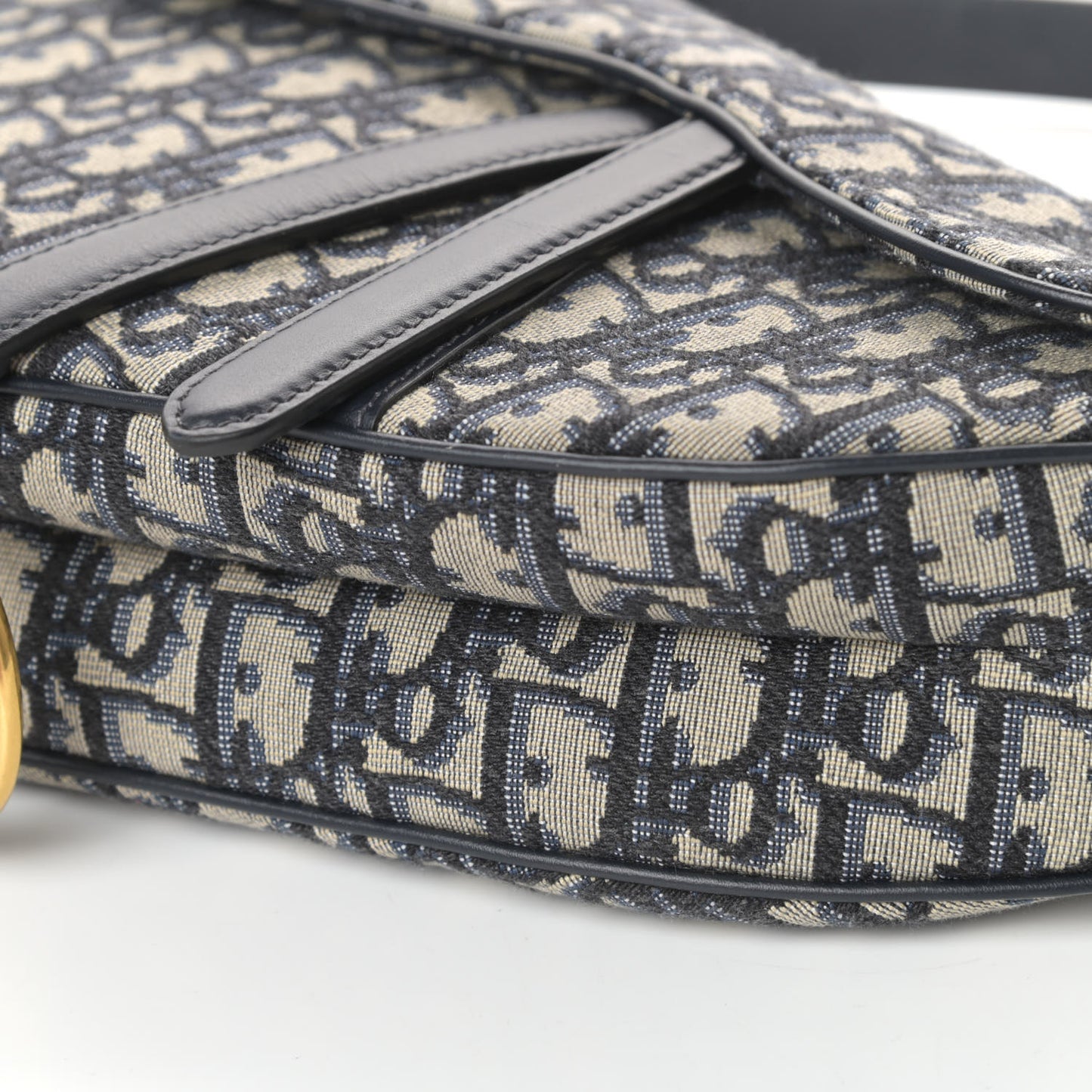 Oblique Saddle Bag Blue